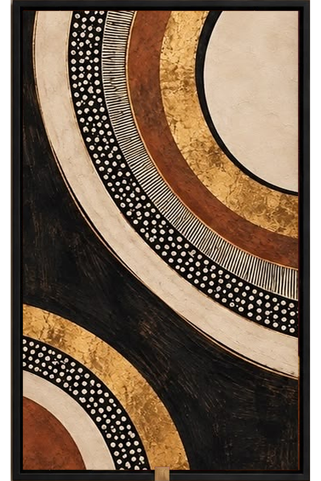 Solar Arcs — Geometric Abstract Wall Art Printed Canvas (60 × 90 cm)
