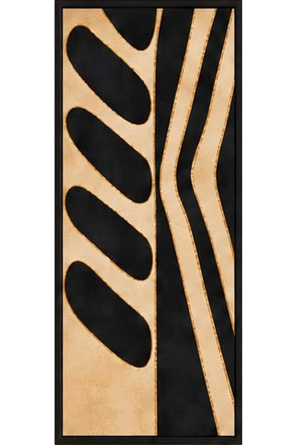 The Ember Geometry — Abstract Wall Art Triptych Printed Canvas (60 × 90 cm Each)
