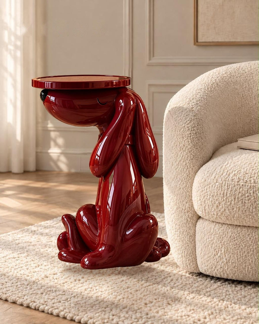 Bashful Pup Side Table