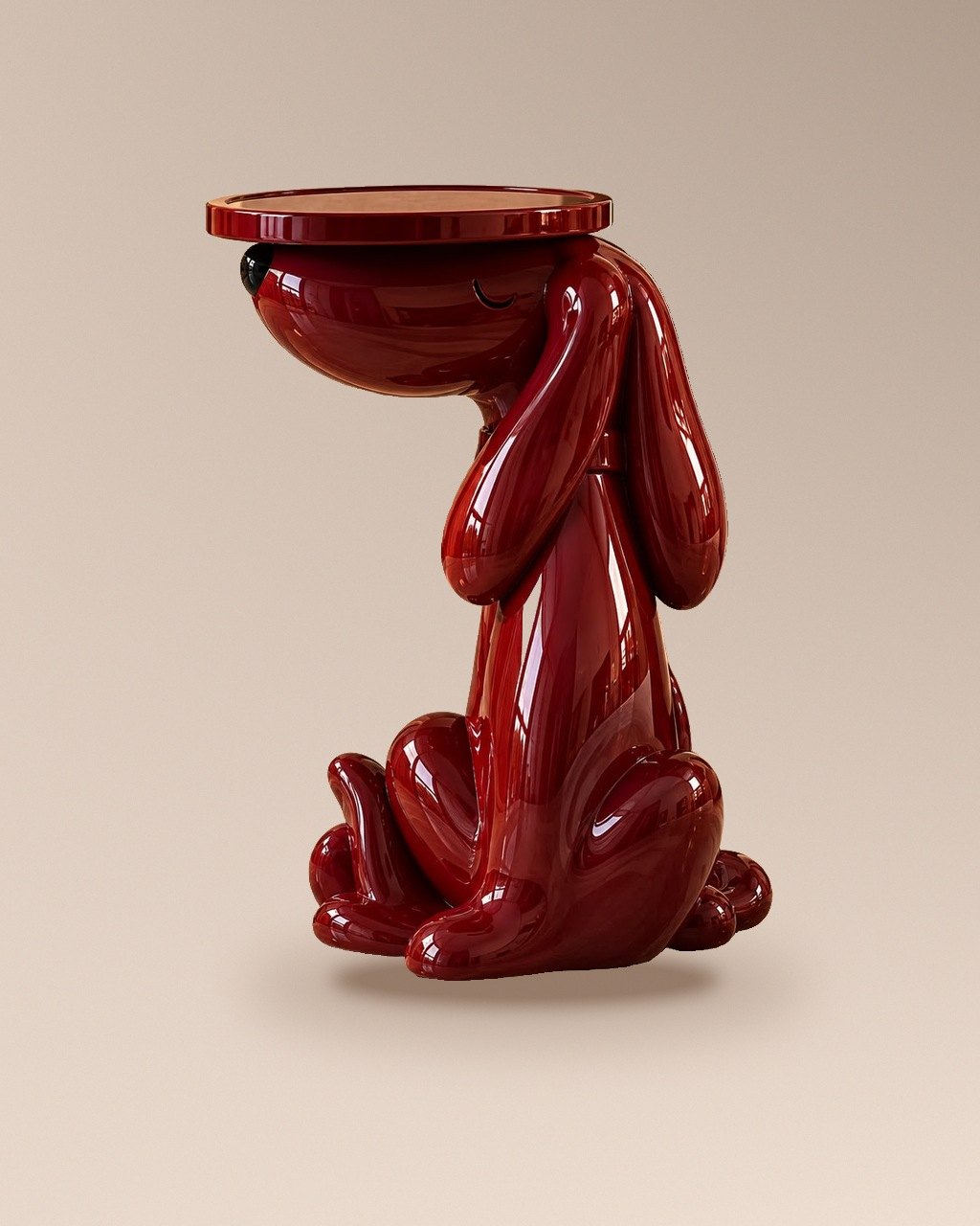 TIRAZ Bashful Pup Side Table