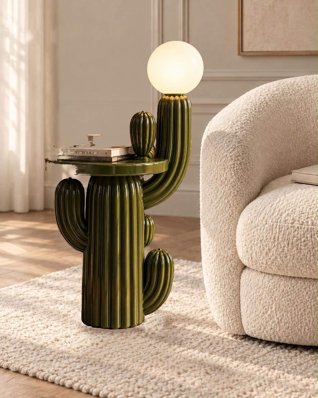 TIRAZ Cactus Lamp Side Table