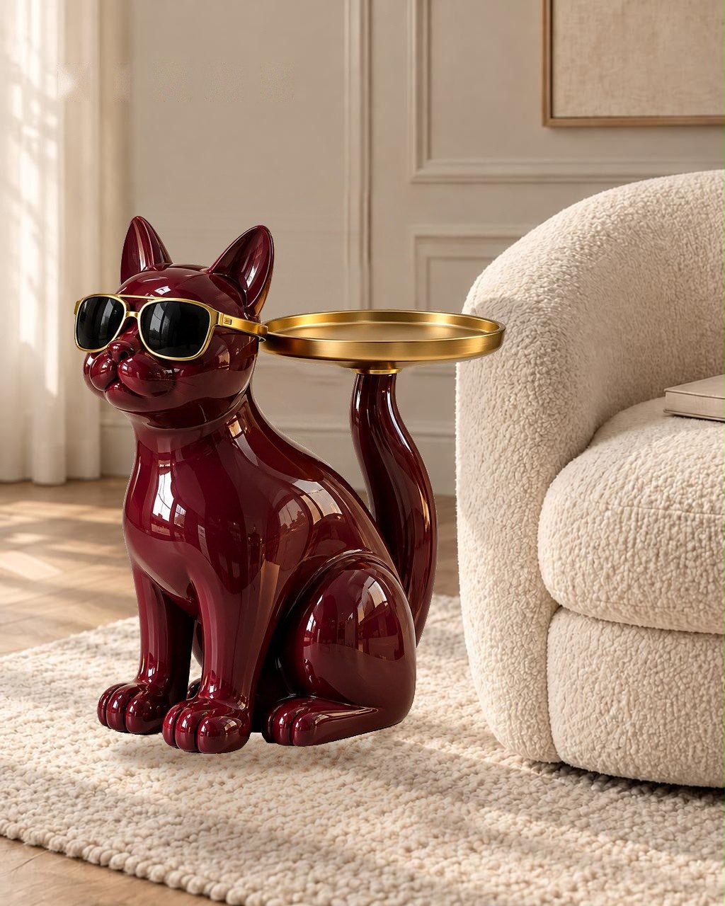TIRAZ Cool Cat Tray Table
