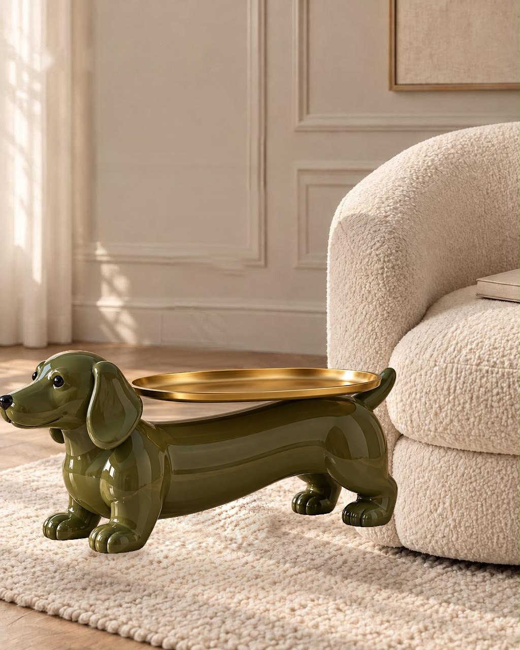 TIRAZ Dachshund Tray Table