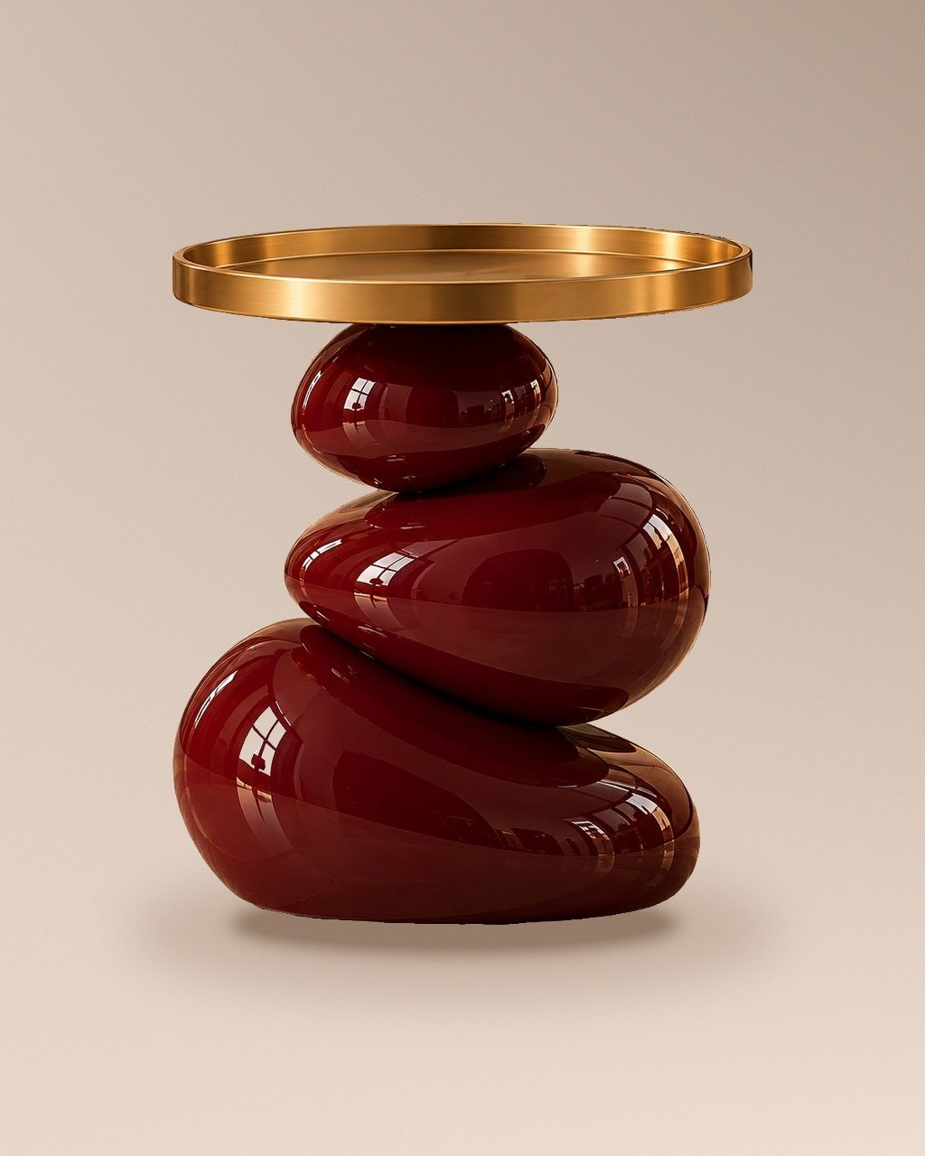 TIRAZ Pebble Stack Side Table