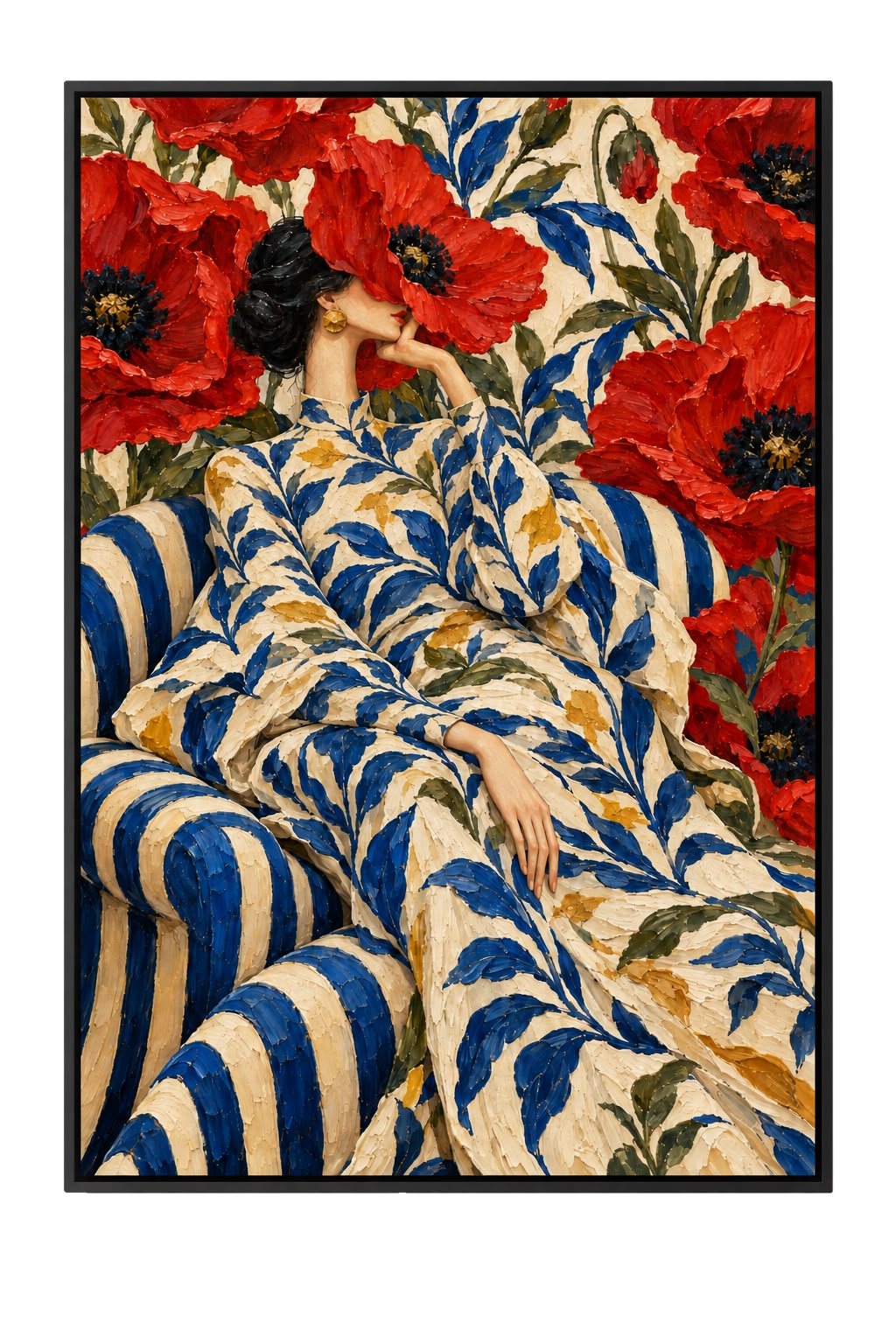 The Poppy Reverie wall art, 60 × 90 cm