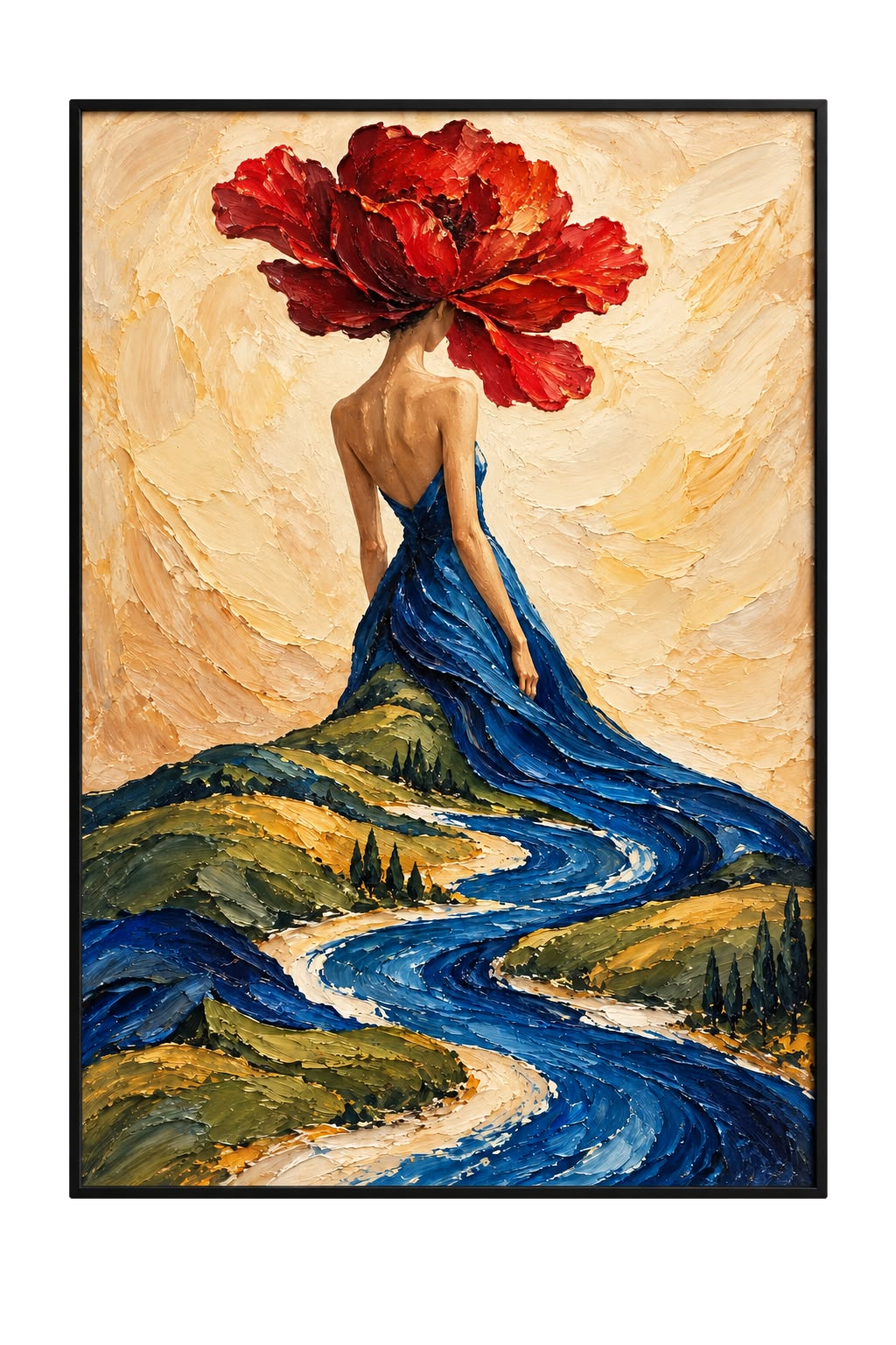 The River Gown wall art, 60 × 90 cm